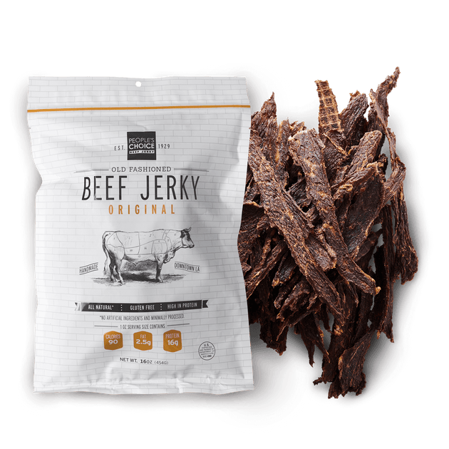 100 Carnivore Beef Jerky No Sugar, No Carbs, Minimal Ingredients People's Choice Beef Jerky