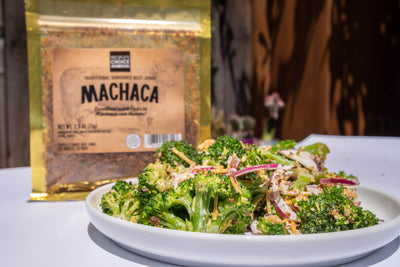 Keto Machaca Broccoli Salad Recipe