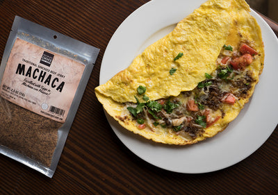 Machaca con Huevos – Beef Jerky Omelette for the Win