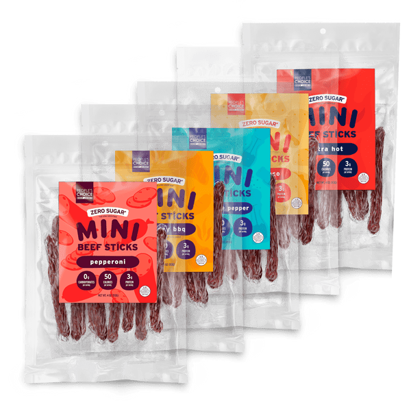 MINI STICKS - VARIETY PACK - BEEF STICKS