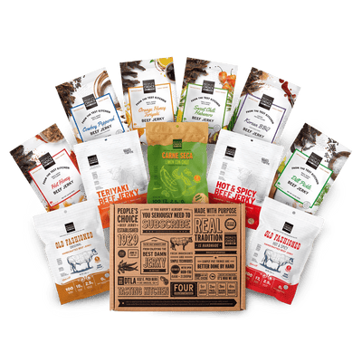 JERKY BOX - ONE-OF-EVERYTHING - JERKY SAMPLER BOX