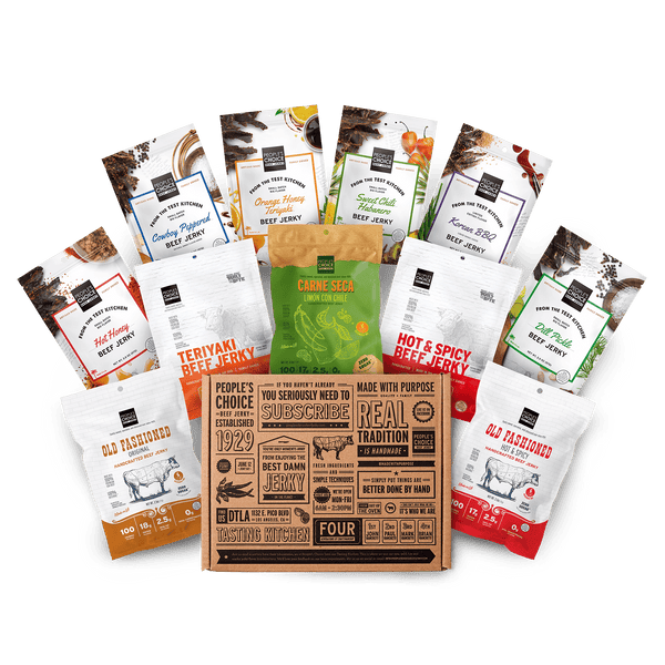 JERKY BOX - ONE-OF-EVERYTHING - JERKY SAMPLER BOX