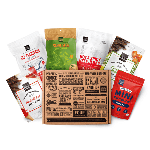 JERKY BOX - SOME LIKE IT HOT - SPICY JERKY BOX