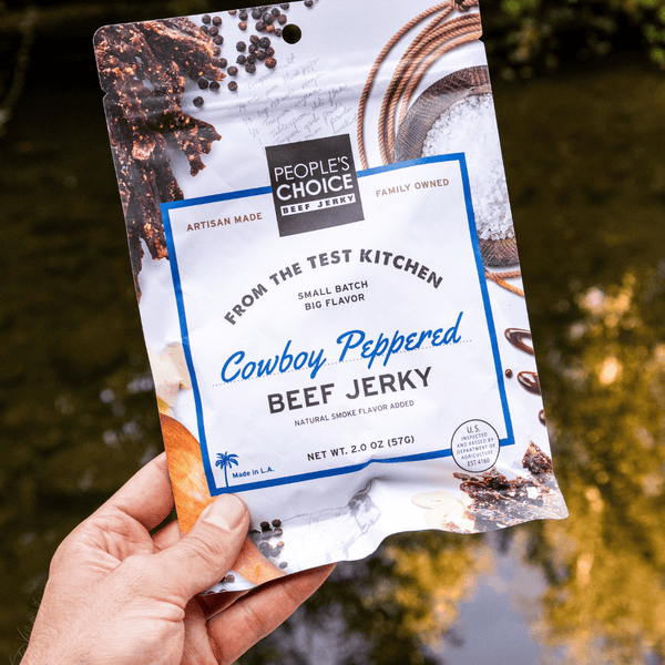 TEST KITCHEN - COWBOY PEPPERED BEEF JERKY