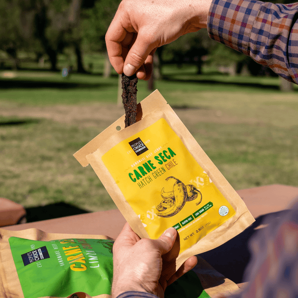 CARNE SECA - HATCH GREEN CHILE BEEF JERKY