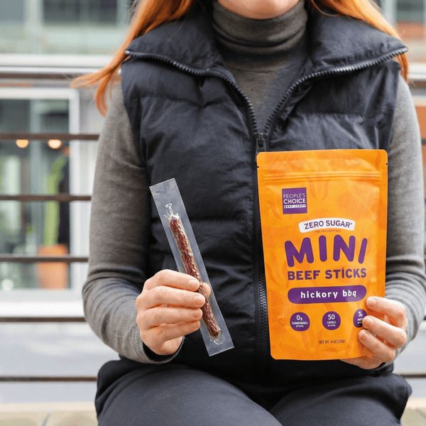 MINI STICKS - HICKORY BBQ BEEF STICKS