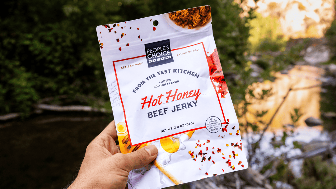 TEST KITCHEN - HOT HONEY BEEF JERKY – People's Choice Beef Jerky