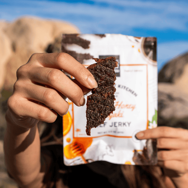 TEST KITCHEN - ORANGE HONEY TERIYAKI BEEF JERKY