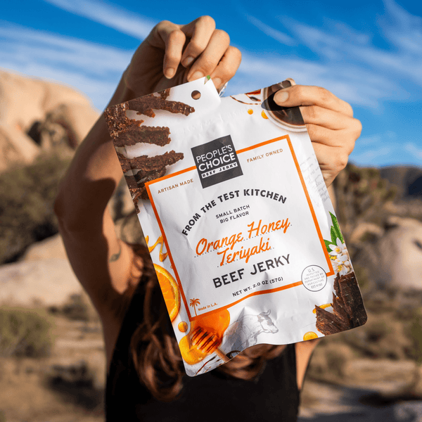 TEST KITCHEN - ORANGE HONEY TERIYAKI BEEF JERKY