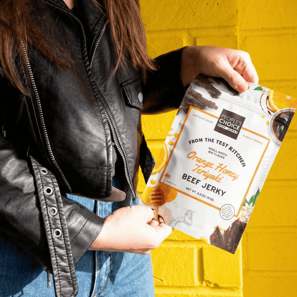 TEST KITCHEN - ORANGE HONEY TERIYAKI BEEF JERKY