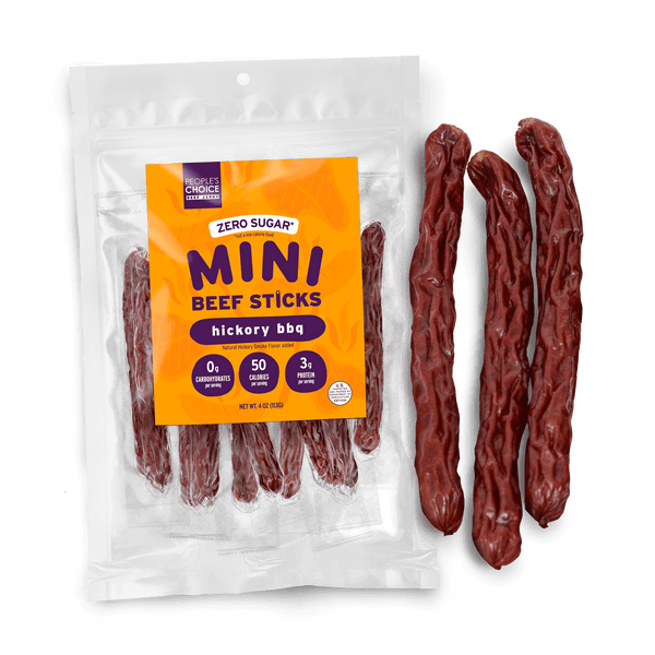 MINI STICKS - HICKORY BBQ BEEF STICKS