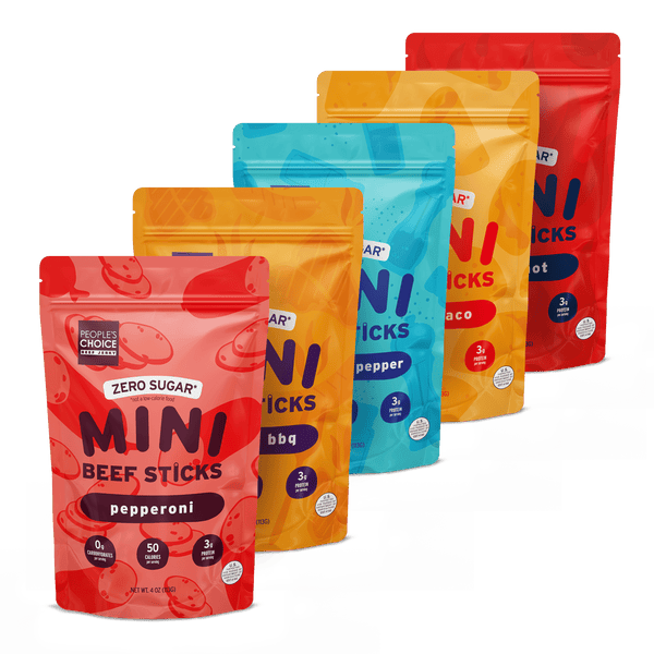 MINI STICKS - VARIETY PACK - BEEF STICKS