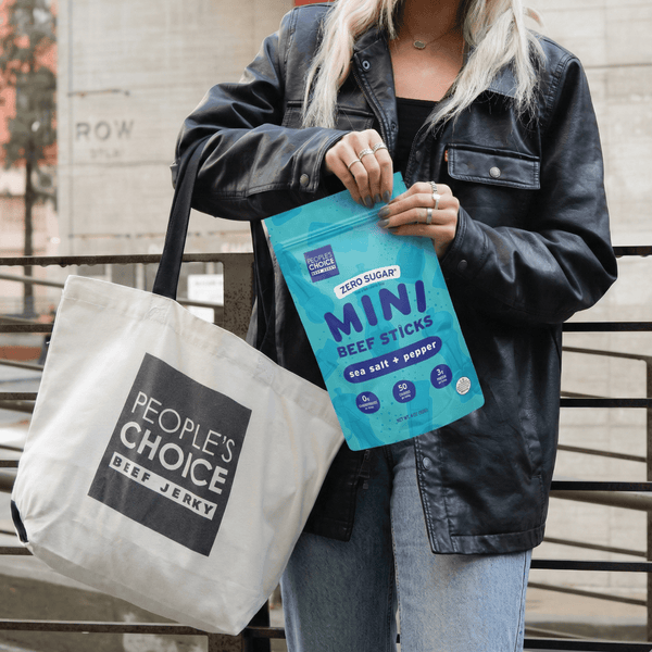 MINI STICKS - SEA SALT AND PEPPER BEEF STICKS