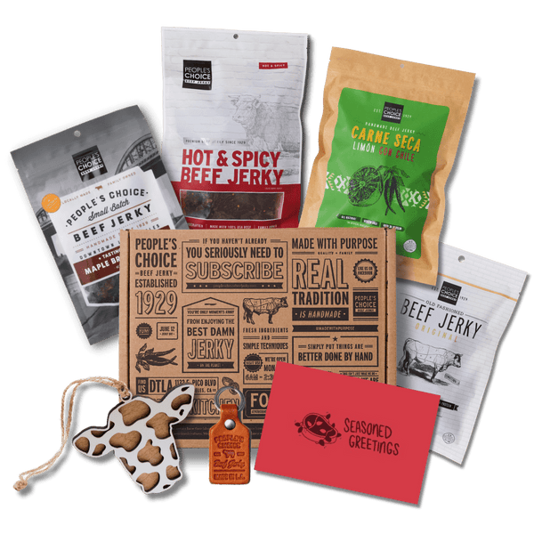 JERKY BOX - SEASONED GREETINGS - HOLIDAY JERKY BOX