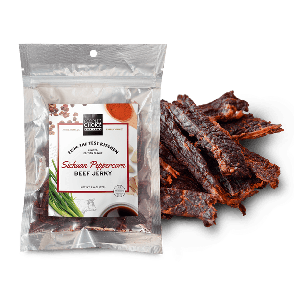 TEST KITCHEN - SICHUAN PEPPERCORN BEEF JERKY