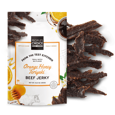 TEST KITCHEN - ORANGE HONEY TERIYAKI BEEF JERKY