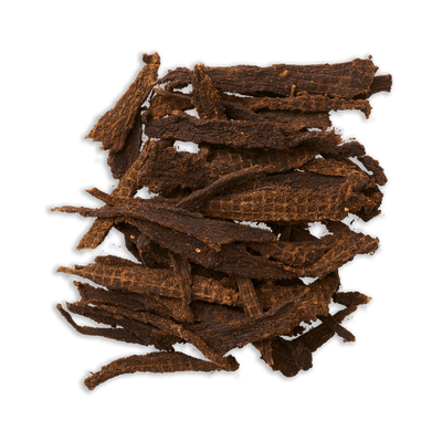 Pile of Carne Seca Hatch Green Chile Beef Jerky