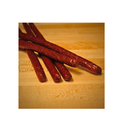 Pile of Hot & Spicy Beef Sticks