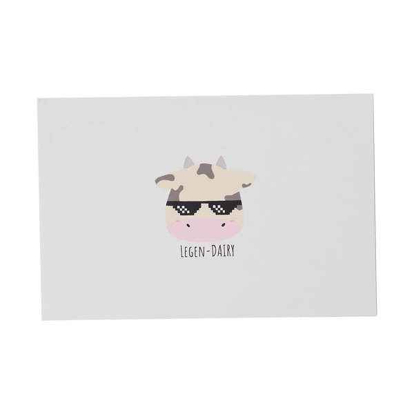 Front of Legen-Dairy Greeting Card